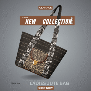 JUTE BAG WITH NYLON STRAP