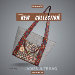 JUTE BAG WITH NYLON STRAP